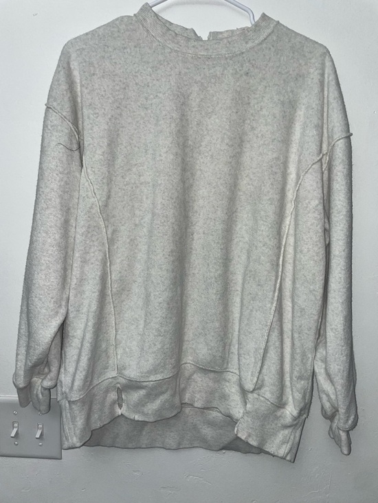 aerie Sweaters - Aerie Oversized Sweatshirt XXS Light Gray Cozy Lounge Pullover Soft